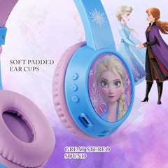 Disney Frozen Padded Bluetooth Headphones DY-9938-FZ