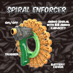 Hip Shot B/O Spiral Enforcer 88pcs Soft Balls HS-FJ9019