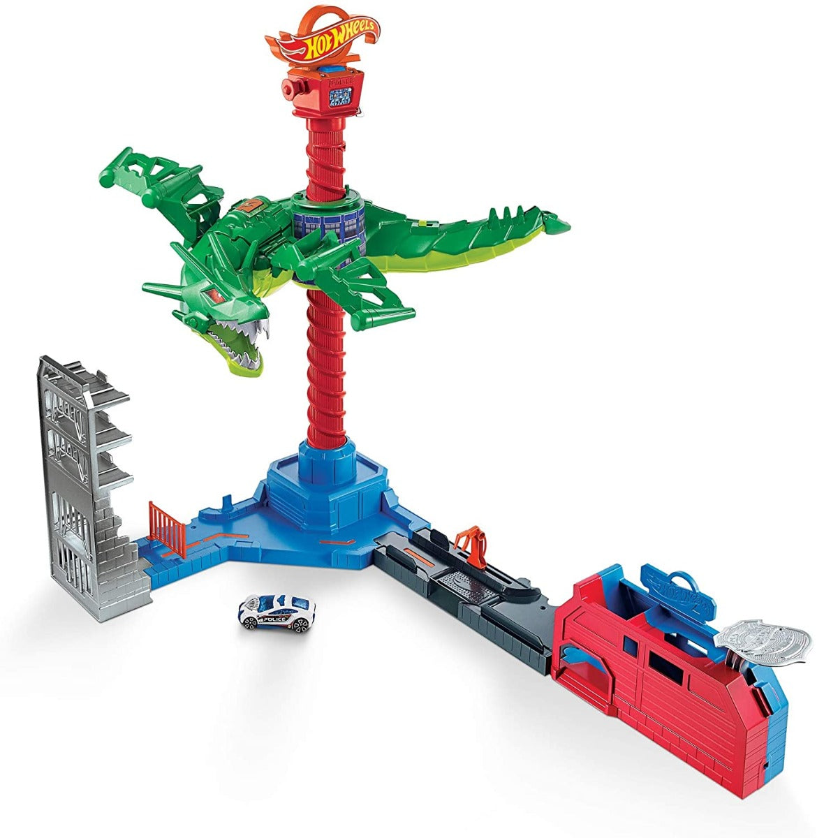 Hot Wheels City Air Attack Dragon Playset GJL13 - Colorland Toys