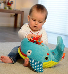 Dolce Play and Learn Whale Plush Toy - Colorland Toys