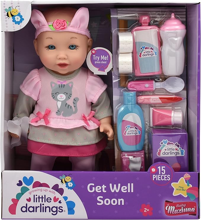 Baby Maziuna Baby's First Check Up 15-Inch BM3881 - Colorland Toys