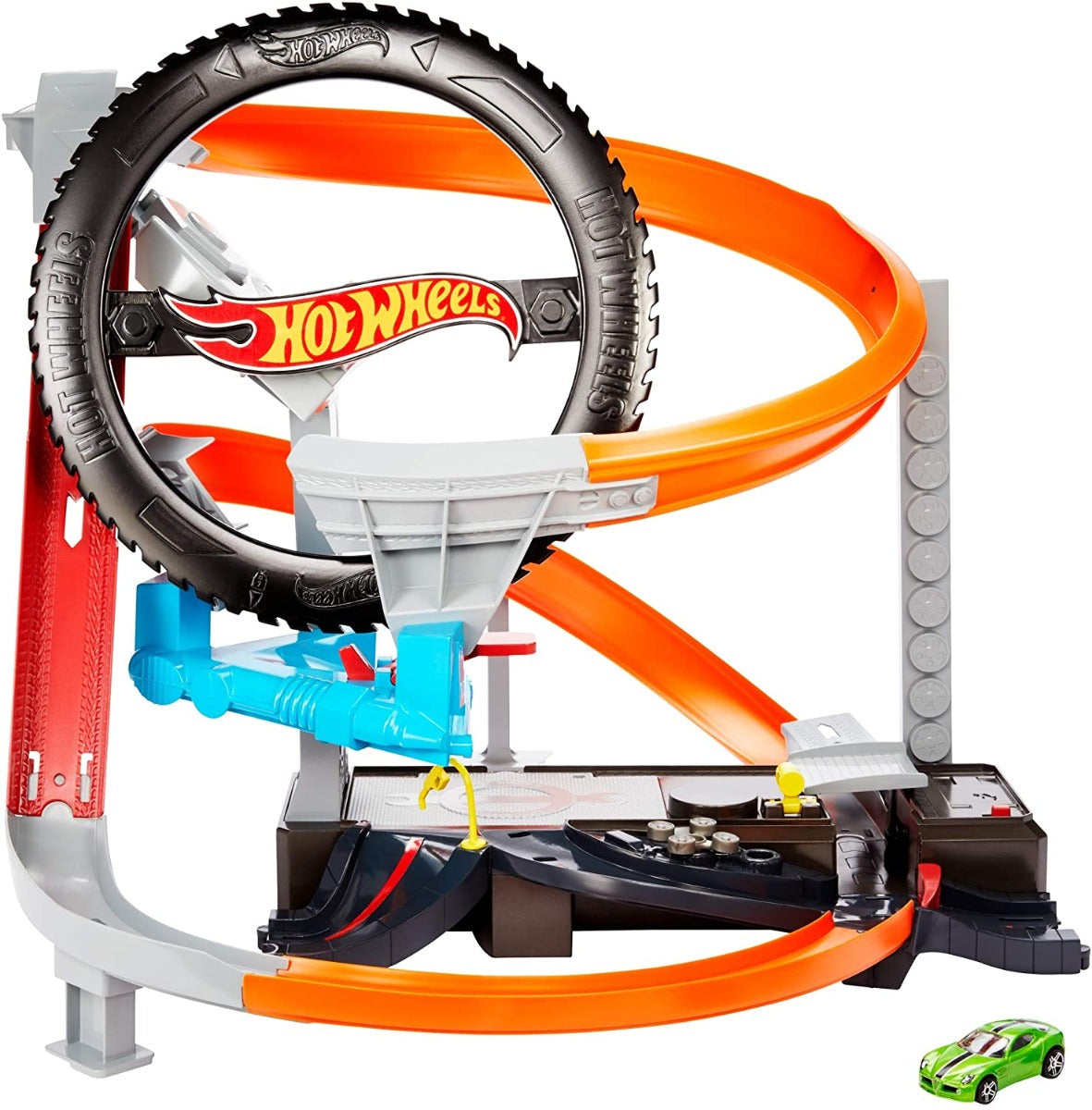 Hot Wheels Hyper-Boost Tire Shop Playset GJL16 - Colorland Toys