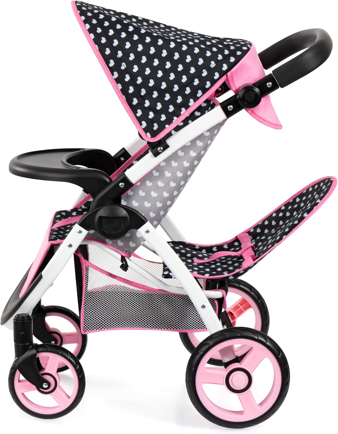 New Twin Pram With Bag 39460AA - Colorland Toys