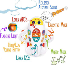 Bump 'n Go Learning Plane 6103 - Colorland Toys