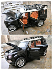 Pullback Land Rover Defender Die-Cast 1:22 Scale Asstd. CZ132A/XA2403B/HCL-910A