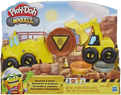 Play-Doh Wheels Excavator & Loader Toy - E4294 - Colorland Toys