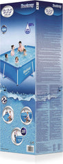 Bestway Steel Pro Rectangular Deluxe Frame Pool 3mx2.01mx66cm 56411