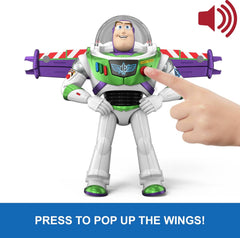 Toy Story 5 12” Flight Mode Buzz Lightyear Hi-Tech Figure