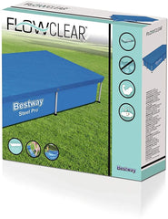 Bestway Flowclear Swimming Cover For Rectangular Steel Pro Pools 7 Ft 3 58103 - Colorland Toys