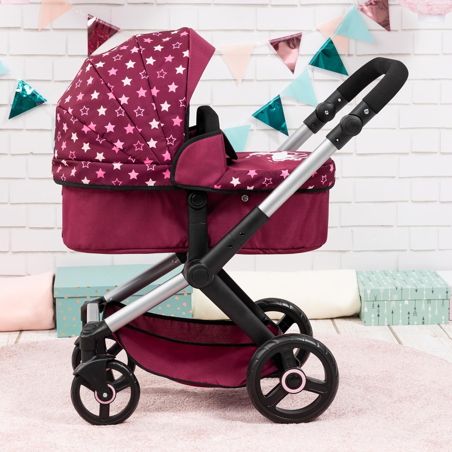 Dolls Pram Xeo 17023AA - Colorland Toys