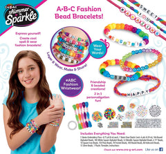 Shimmer n Sparkle ABC Fashion Bead Bracelet 17883 - Colorland Toys