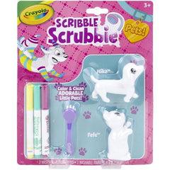 Crayola Scribble Scrubbie Pets Cat and Dog Set CY74-7254 - Colorland Toys