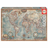 Educa The World Executive Map 4000 Piece Jigsaw Puzzle 14827 - Colorland Toys