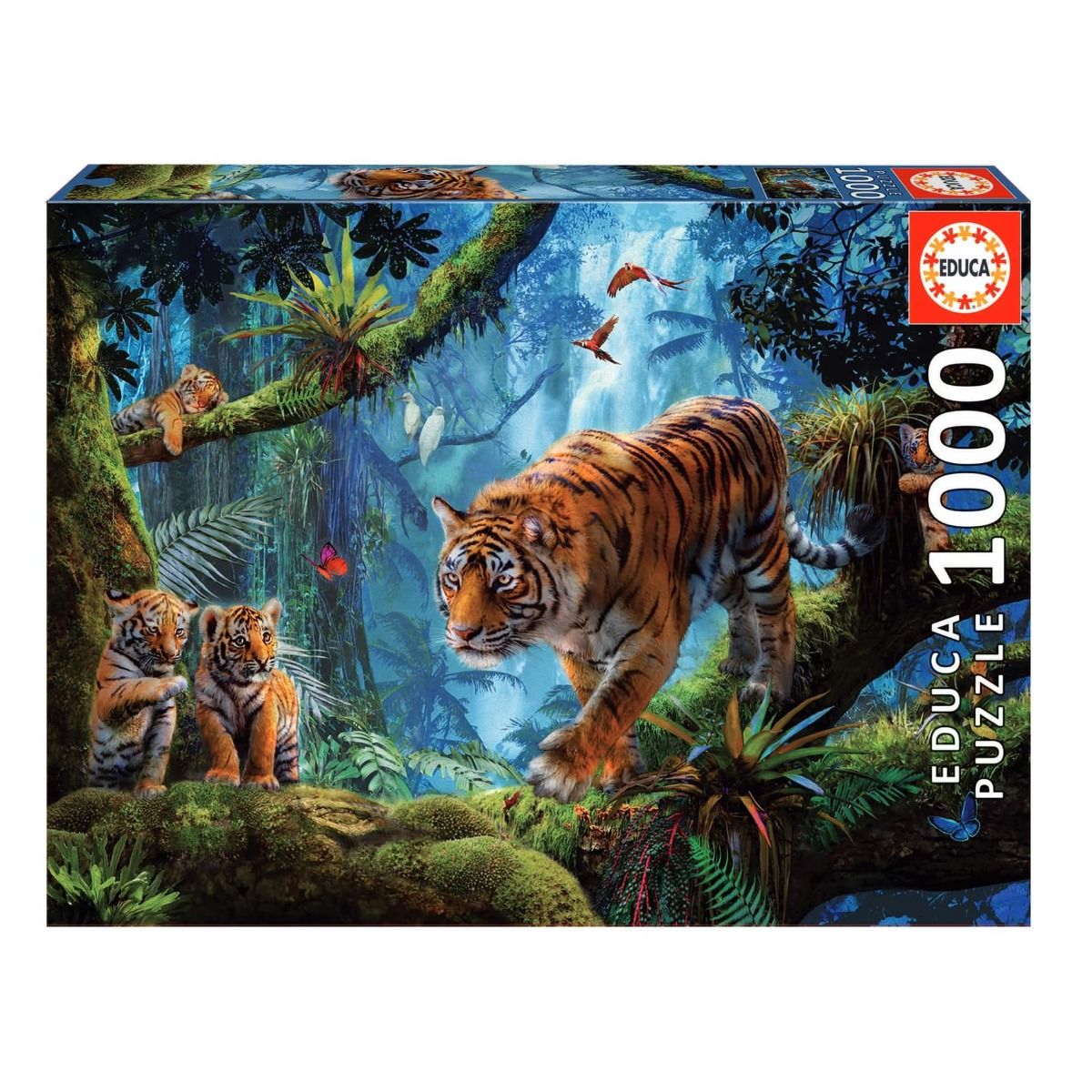 Educa Tigers in the Tree Jigsaw Puzzle 1000pcs 17662 - Colorland Toys