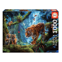Educa Tigers in the Tree Jigsaw Puzzle 1000pcs 17662 - Colorland Toys