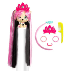 VIP Pets S1 Mousse Bottle Surprise Hair Reveal Doll Assorted 711709 - Colorland Toys