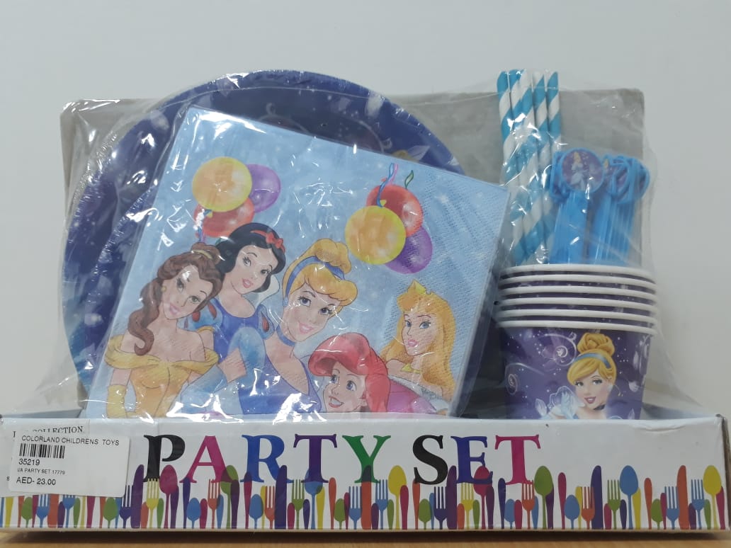 Disney Princess Party Set Supplies - Colorland Toys