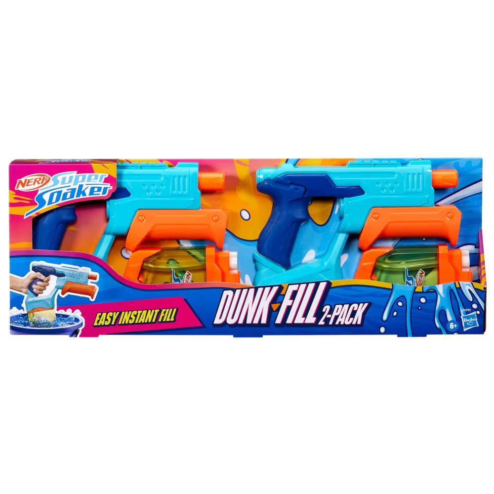 Nerf Super Soaker Dunk-Fill Water Blaster 2-Pack G0995 - Colorland Toys