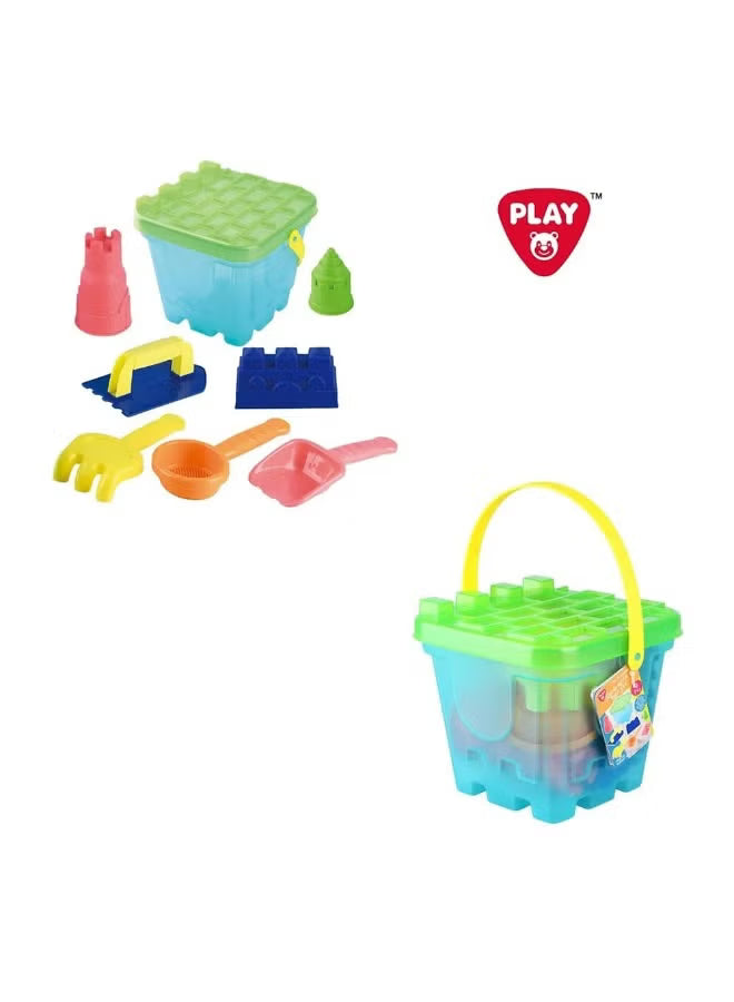 PlayGo Sandcastle Tool Set 9 Pcs 5339 - Colorland Toys