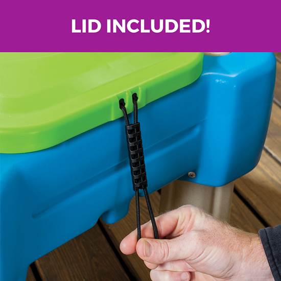 Step2 Cascading Cove Sand & Water Table with Umbrella 850900 - Colorland Toys