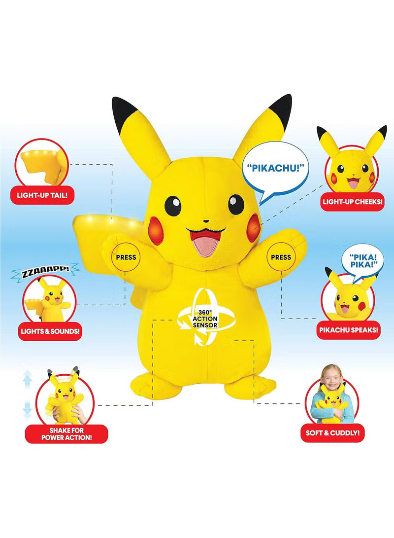 Pokemon Plush Power Action Pikachu PKW4185 - Colorland Toys