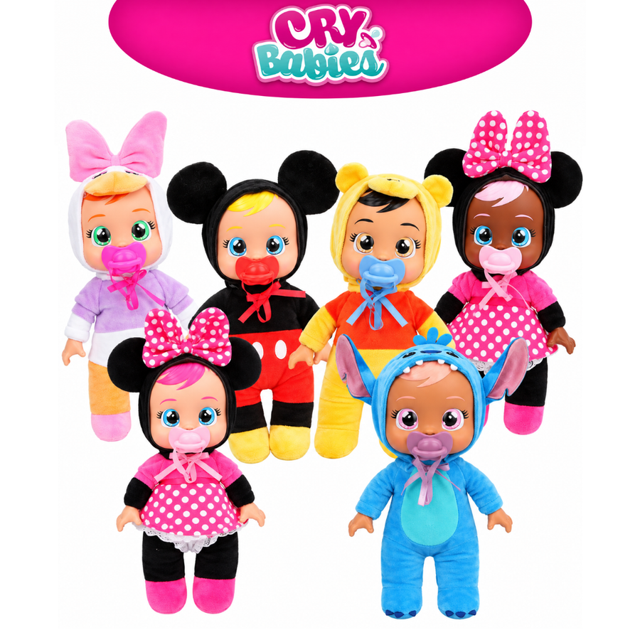 Cry Babies Disney Tiny Cuddles 9-Inch Assorted