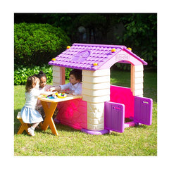 Edu-Play Playhouse with Table & Chair Pink PH-TB7226V - Colorland Toys
