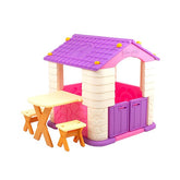 Edu-Play Playhouse with Table & Chair Pink PH-TB7226V - Colorland Toys