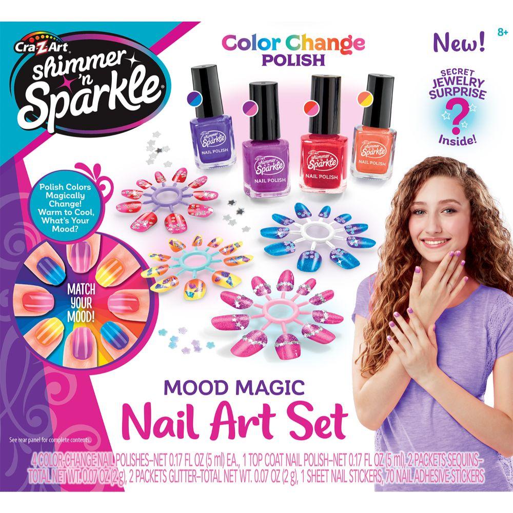 Shimmer N Sparkle Mood Magic Nail Art Set 17959 - Colorland Toys