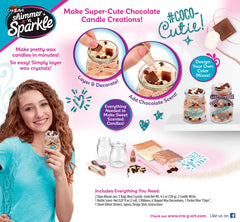 CraZArt Shimmer n Sparkle Scented Candles Chocolate 17969 - Colorland Toys