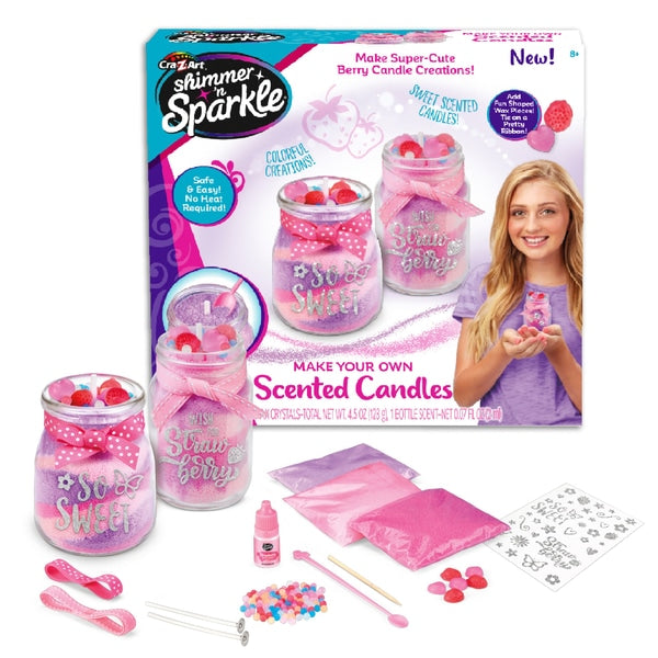 CraZArt Shimmer n Sparkle Scented Candles So Sweet 17989 - Colorland Toys