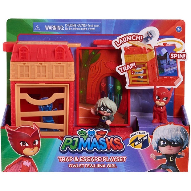 PJ Masks Trap & Escape Playset Owlette & Luna Girl 95695 - Colorland Toys