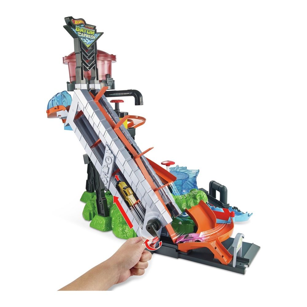 Hot Wheels Ultimate Gator Car Wash Playset FTB67 - Colorland Toys