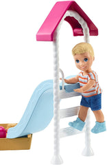 Barbie Skipper Babysitter Doll & Playset Playground FXG94 - Colorland Toys
