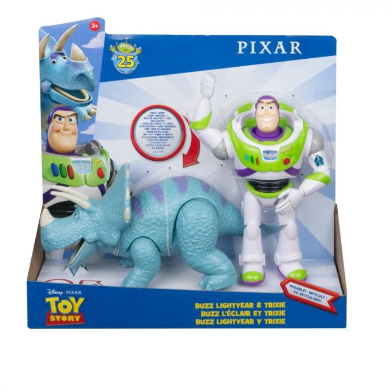 Disney Pixar Toy Story Buzz Lightyear And Trixie 2pk GGB26 - Colorland Toys