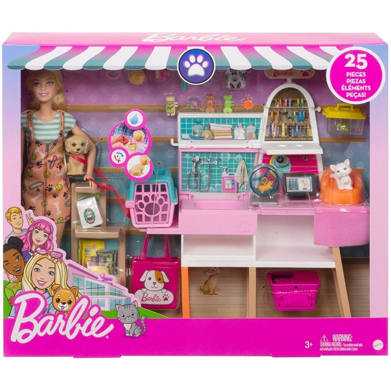 Barbie Pet Boutique Playset GRG90 - Colorland Toys