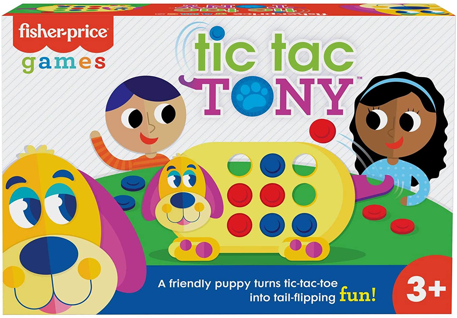 Fisher Price Tic Tac Tony Kids Toddler Fun Dog Shapes Puppy Fun GWN53 - Colorland Toys