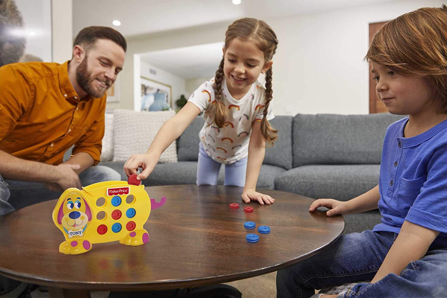 Fisher Price Tic Tac Tony Kids Toddler Fun Dog Shapes Puppy Fun GWN53 - Colorland Toys