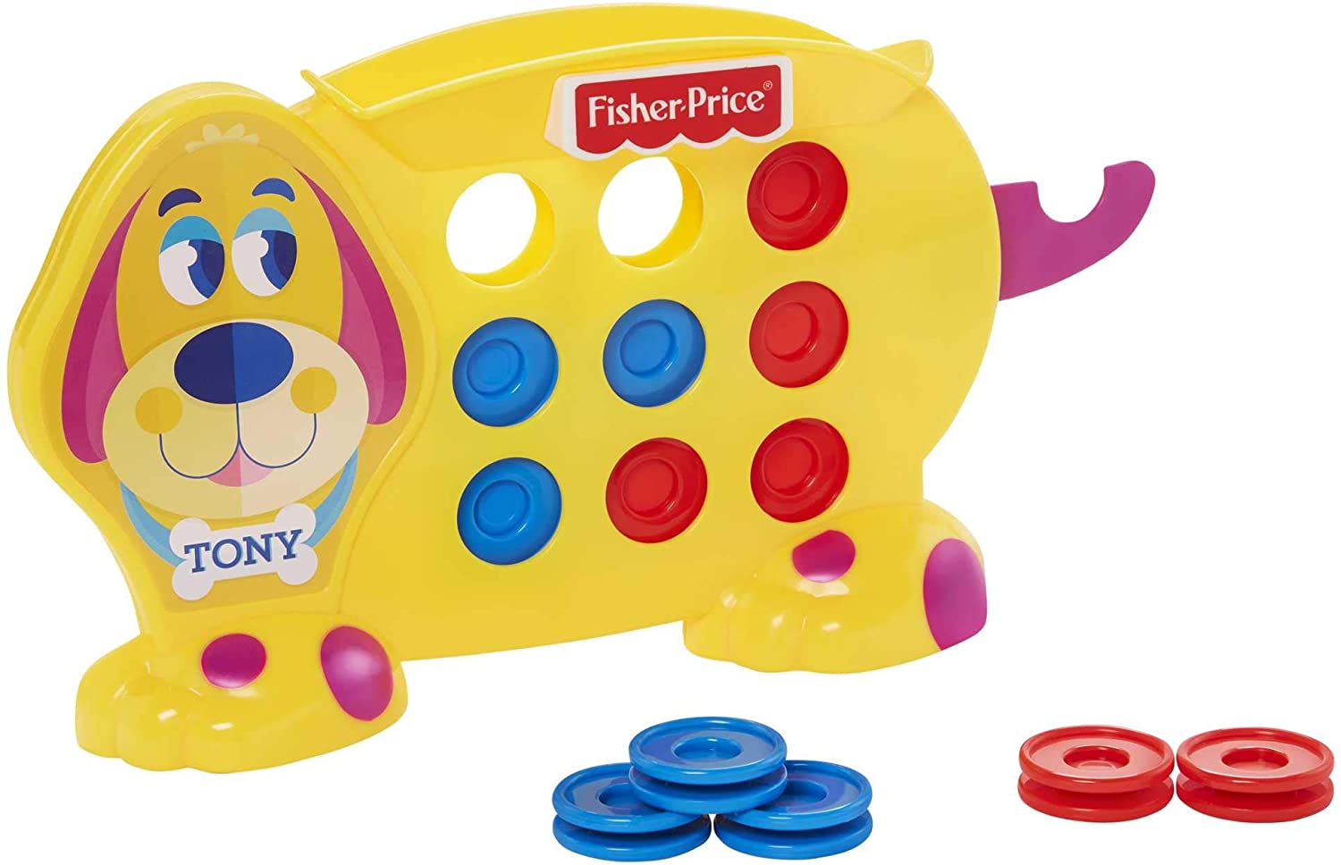 Fisher Price Tic Tac Tony Kids Toddler Fun Dog Shapes Puppy Fun GWN53 - Colorland Toys