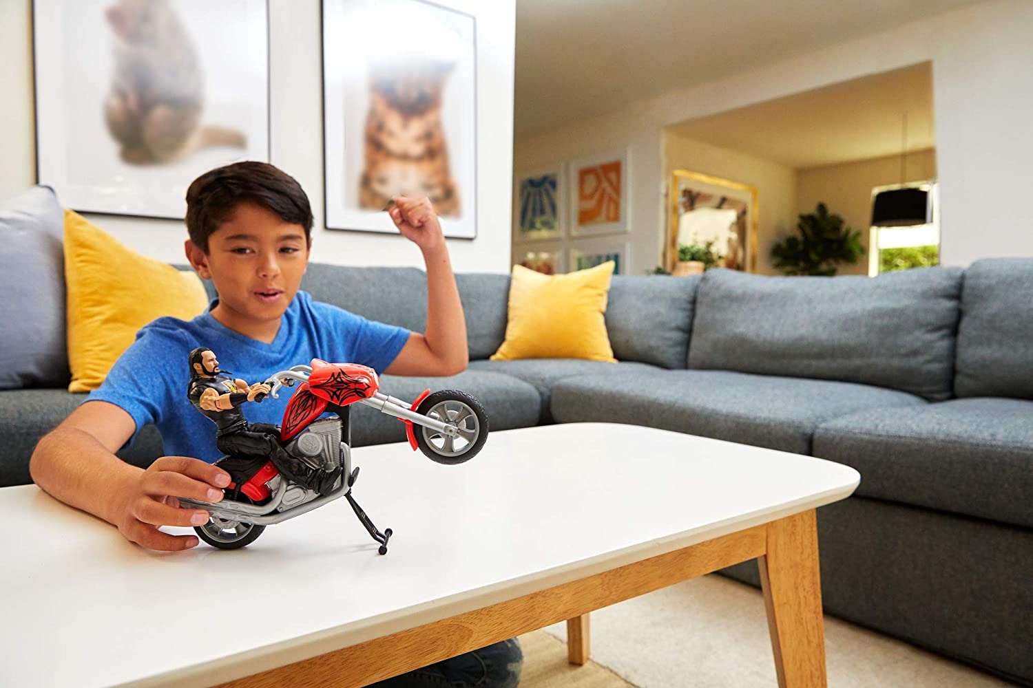 WWE Wrekkin Slamcycle Vehicle with Drew McIntyre Figure GYX60 - Colorland Toys