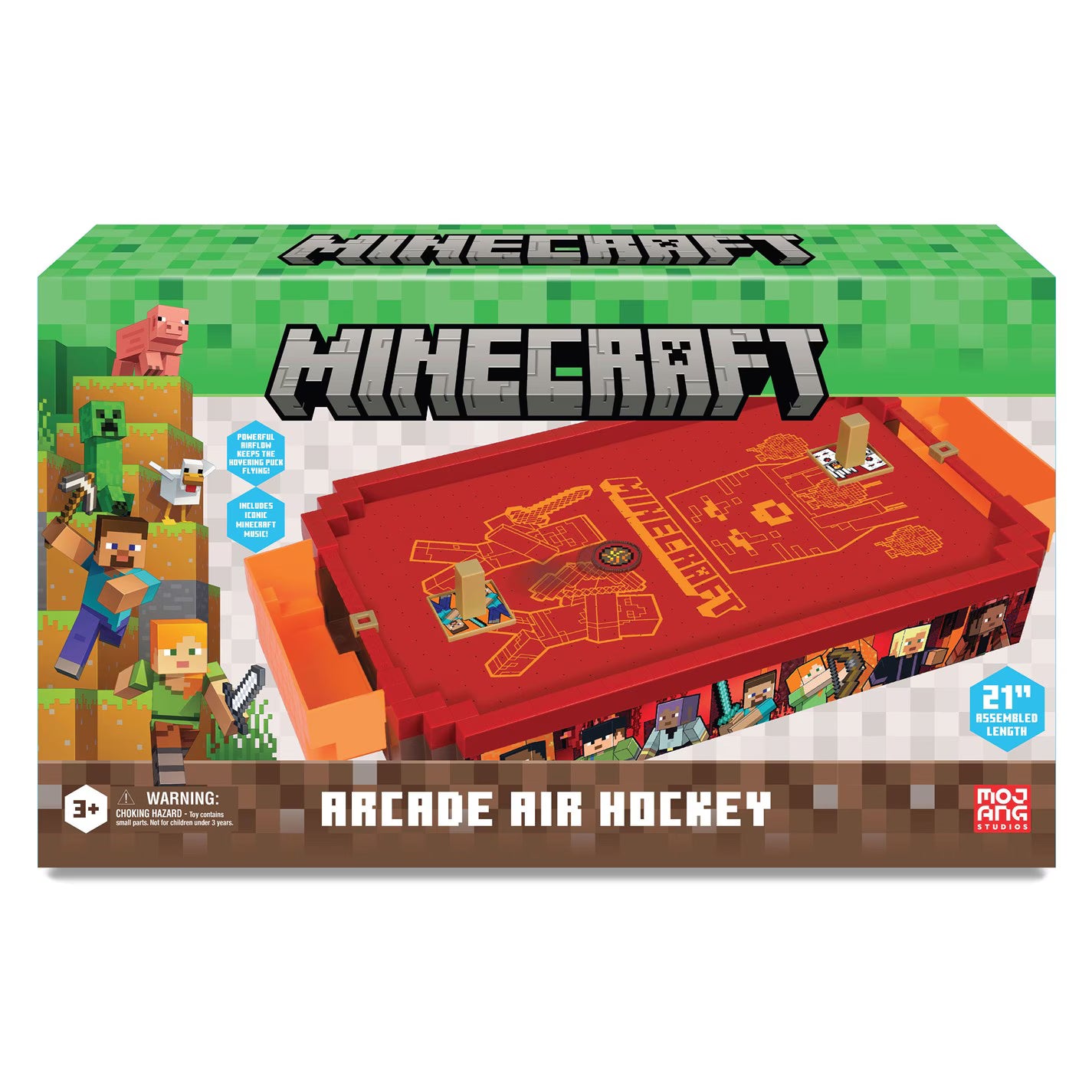 Ambassador Minecraft Arcade Air Hockey Premium Series Nether MC2502_NT - Colorland Toys
