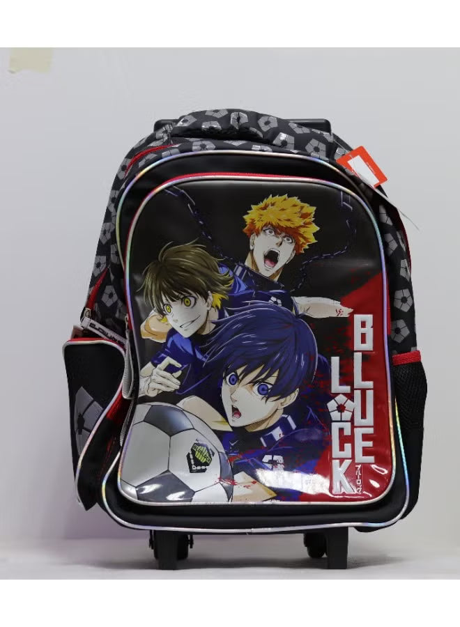 Blue Lock Trolley Bag 18inch FKST-32051 - Colorland Toys