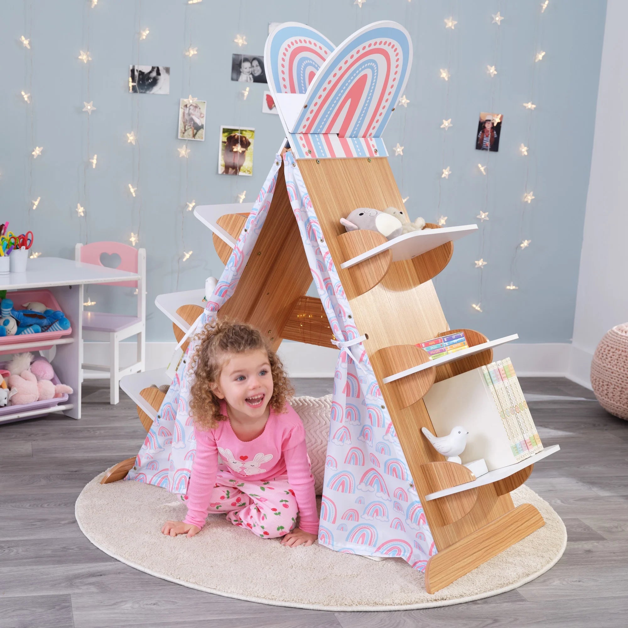 Book Nook Tent with Shelves - Colorland Toys