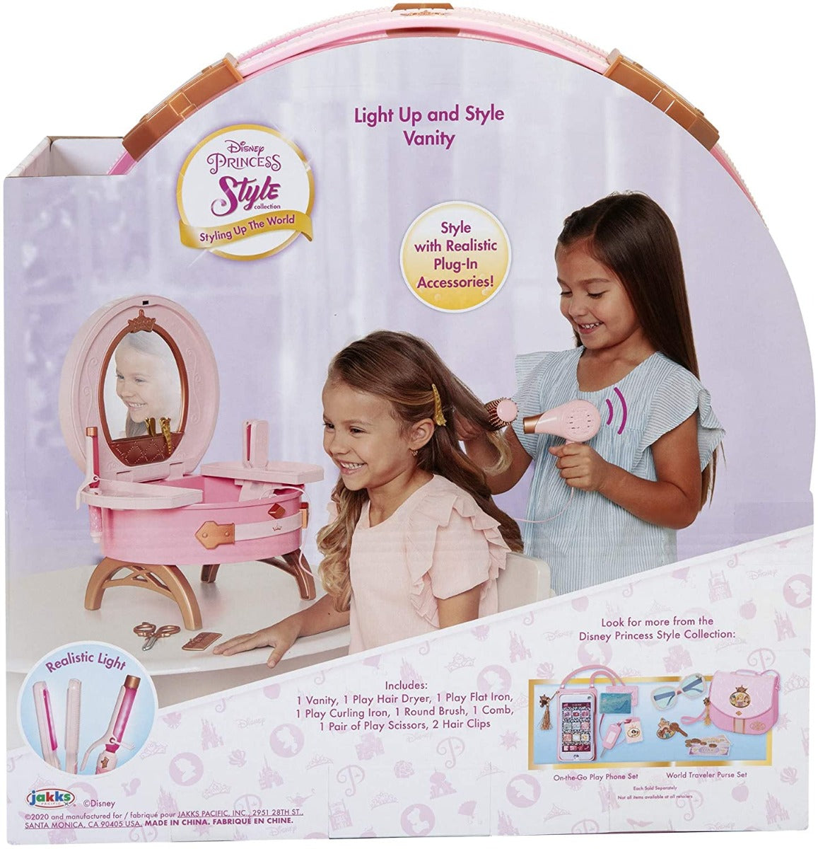 Disney Princess Style Collection Light Up & Style Vanity 210404 - Colorland Toys