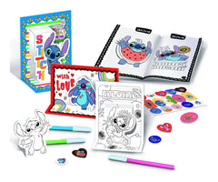 Stitch Colouring And Drawing Pop Up In A Backpack 110674 - Colorland Toys