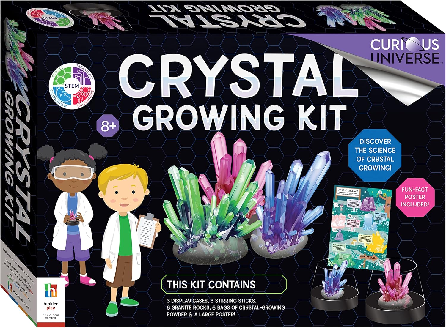 Curious Universe Crystal Growing Kit HBM00127 - Colorland Toys