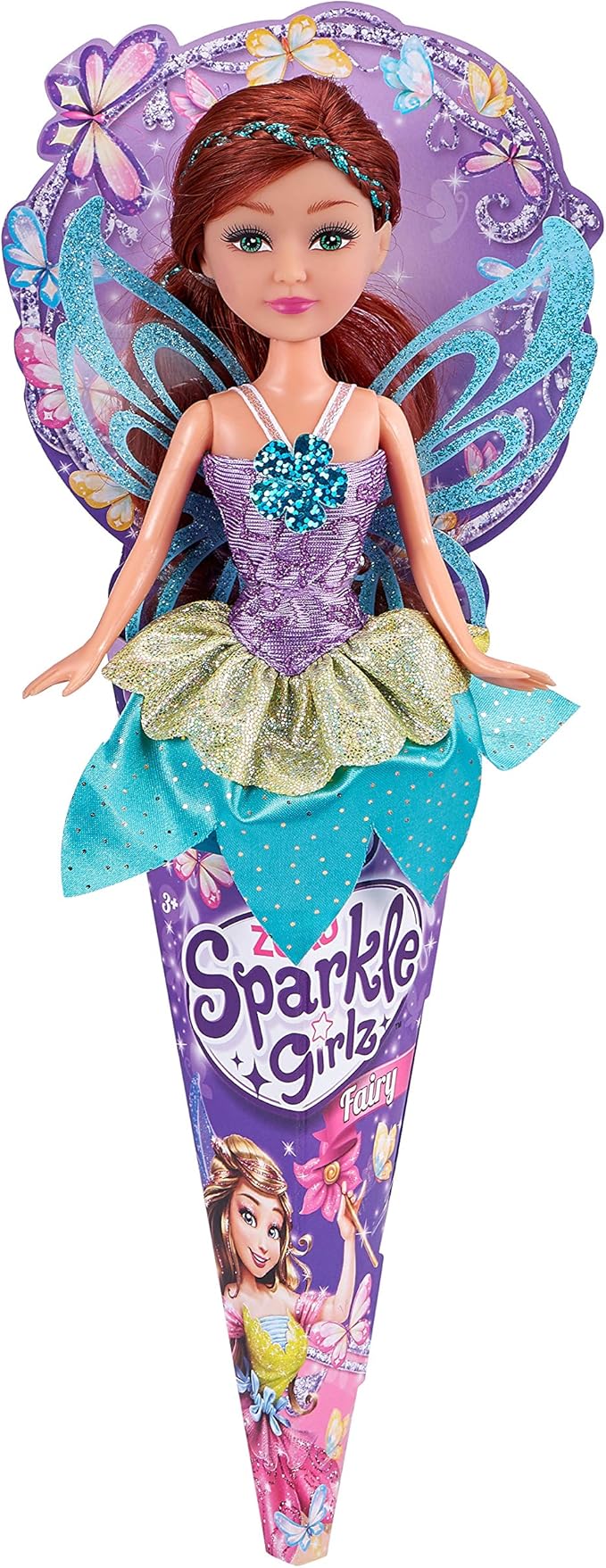 Funville Sparkle Girlz Cone Doll – 24063 - Colorland Toys