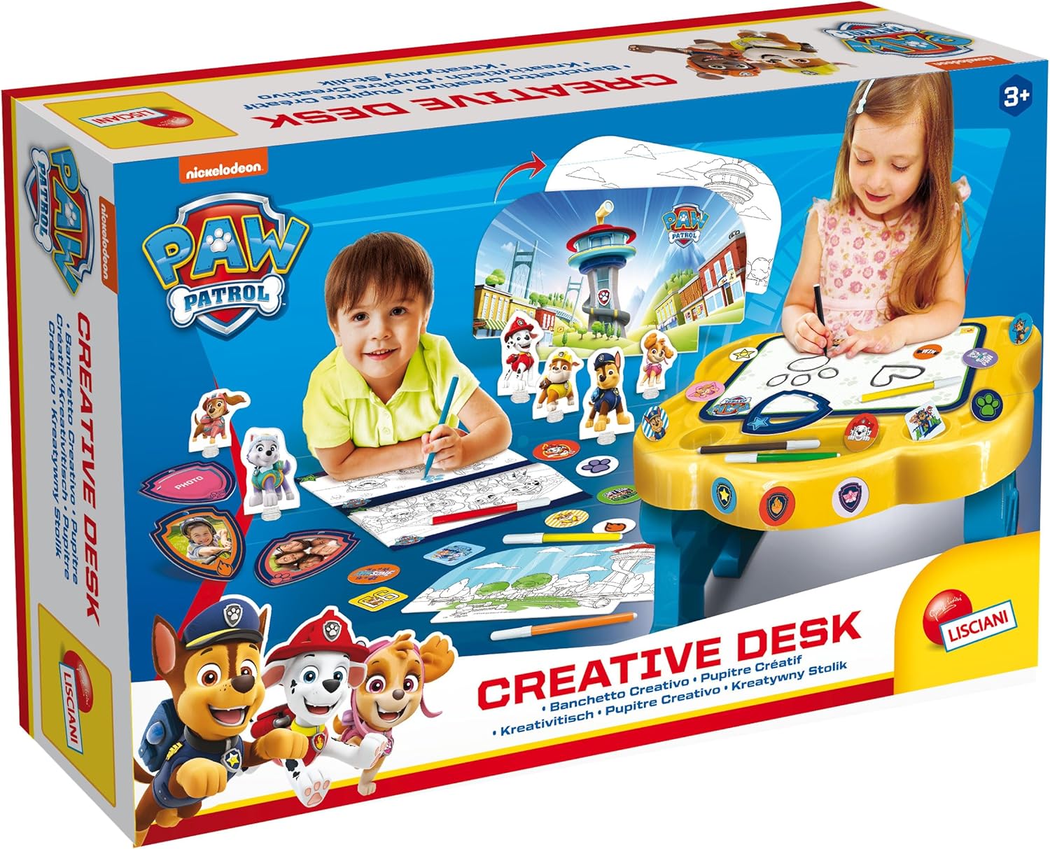 Lisciani Paw Patrol Creative Activity Desk 103331 - Colorland Toys