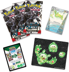Pokémon TCG: Scarlet & Violet Black Bolt – Reuniclus Tech Sticker Collection with Foil Promo Card, Sticker Sheet & 3 Booster Packs - Colorland Toys