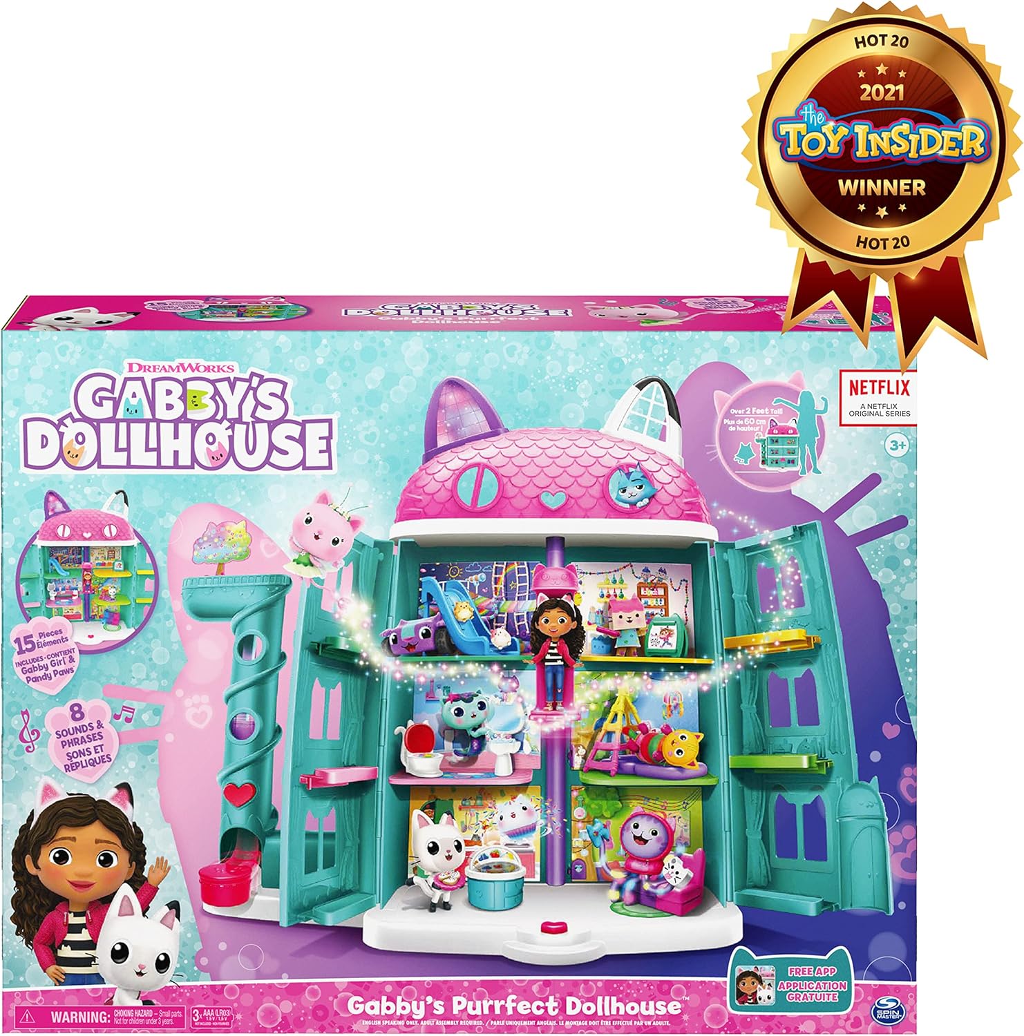 Gabby's Doll House Gabby's Purrfect Dollhouse 6060414 - Colorland Toys